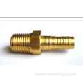 Brass Fitting, Hydraulic Hose Barb, Hose Connector, 0.3125 Barb Npt Male Insert